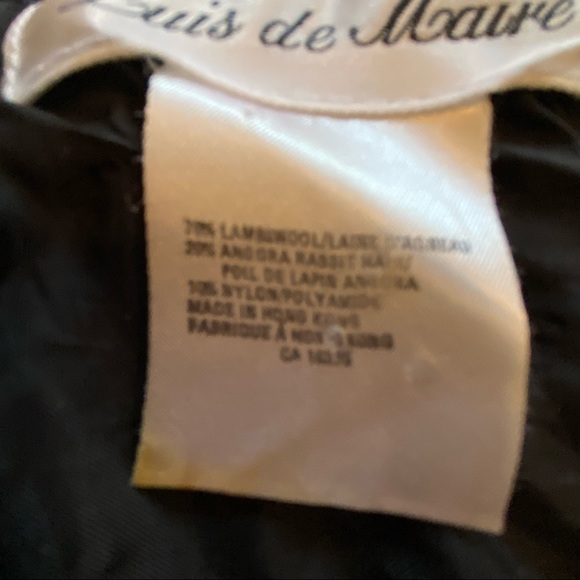 Vtg heavily beaded M/L black with iridescent beads. - Picture 9 of 9